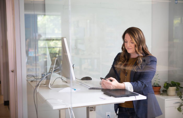 The health benefits of standing vs. sitting