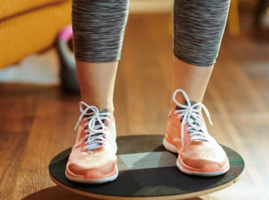 wobble board standing desk accessory